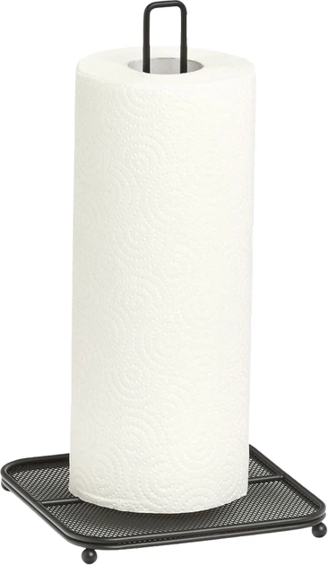 Тримач для кухонних рушників Zeller металевий 31.8 см Чорний (4003368274218) - зображення 4