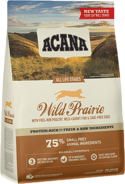 Сухой корм для кошек всех пород ACANA Wild Prairie Cat 1.8 кг (a64018 ...