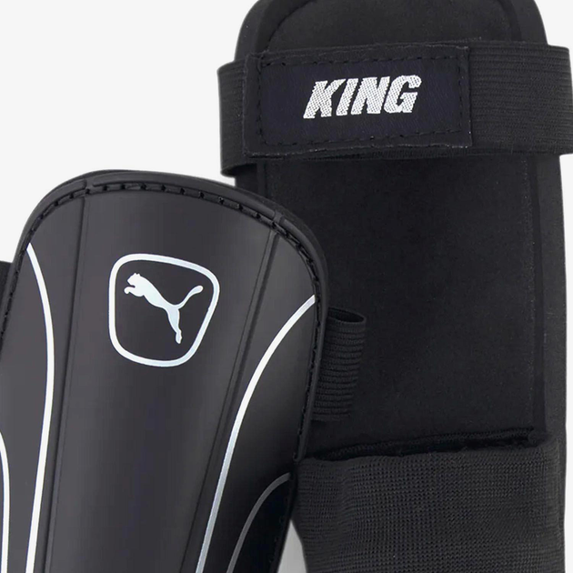 Футбольні щитки Puma King Ankle 30848 02 L Чорні (4065452959272) - зображення 3
