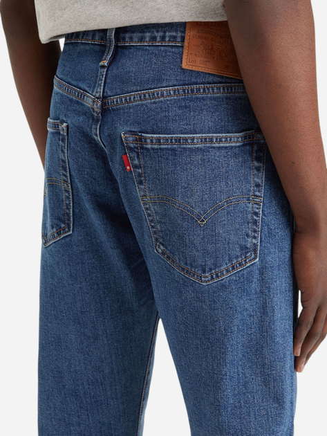 Джинси Regular Fit чоловічі Levi's 502 Taper 29507-0555 33-36 Темно-сині (5400816870678) - зображення 4