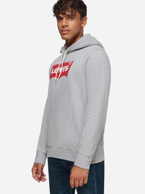 Bluza męska z kapturem Levi's Standard Graphic 38424-0000 XL Szara (5400898437820) - obraz 4