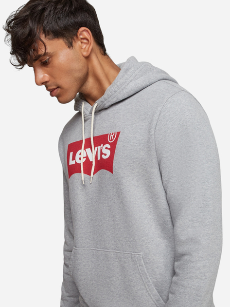 Bluza męska z kapturem Levi's Standard Graphic 38424-0000 XL Szara (5400898437820) - obraz 5