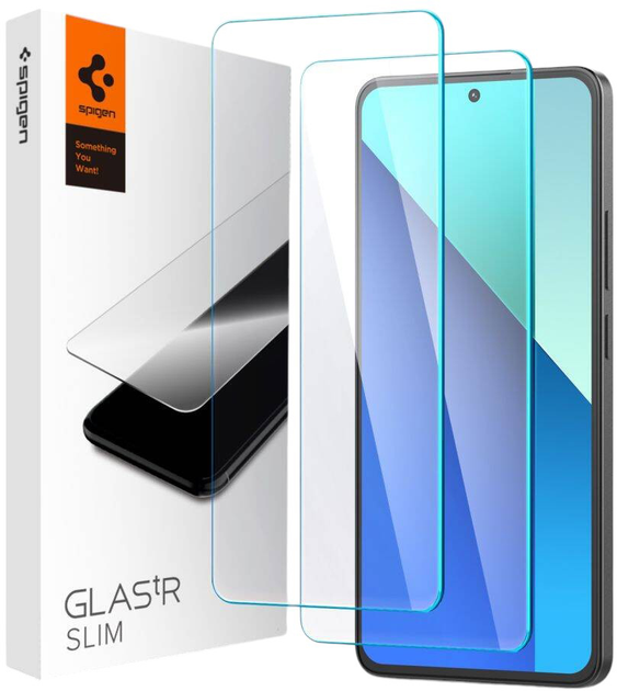 Захисне скло Spigen Glas.TR Slim для Xiaomi Redmi Note 13 4G/LTE (8809971231794) - зображення 1