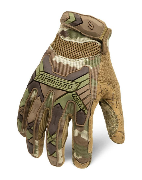 Перчатки Ironclad Tactical Impact camo тактические S - изображение 1