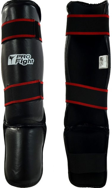 Ochraniacze goleni i stopy Profight Step PU 1038 XL Czarny (5902860631521) - obraz 1