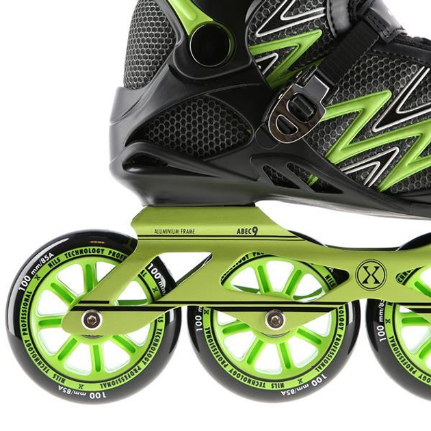 Роликові ковзвни Nils Extreme NA8660 Зелені 43 (5907695593983) - зображення 5