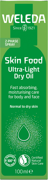 Суха олія Weleda Skin Food Ultra Light 100 мл (4001638580342) - зображення 2