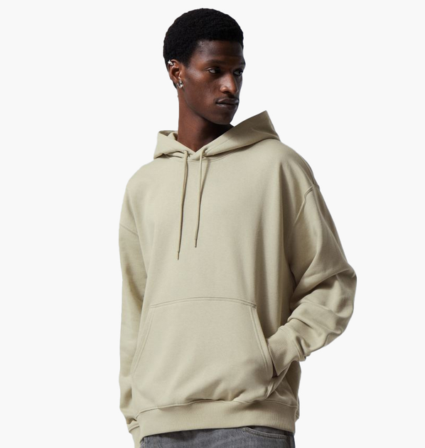 Худи H&M Oversized Midweight Hoodie Beige 897103067 L от продавца: TOP ...
