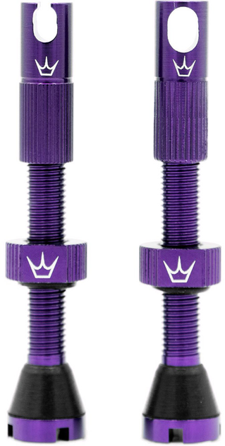 Ниппели Peaty's x Chris King Tubeless Valves 42 мм Violet (PTV2-42-VLT-12) 