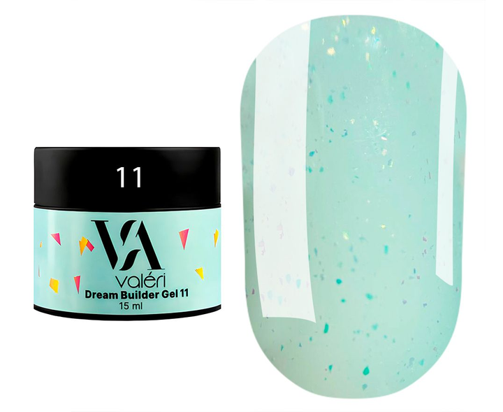 Моделирующий гель Valeri Dream Builder Gel №11 15 мл - Фото 1 Моделирующий гель Valeri Dream Builder Gel №11 15 мл - изображение 1