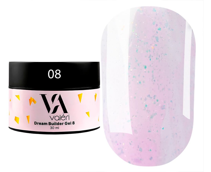 Моделюючий гель Valeri Dream Builder Gel №8 30 мл - Фото 1 Моделюючий гель Valeri Dream Builder Gel №8 30 мл - зображення 1