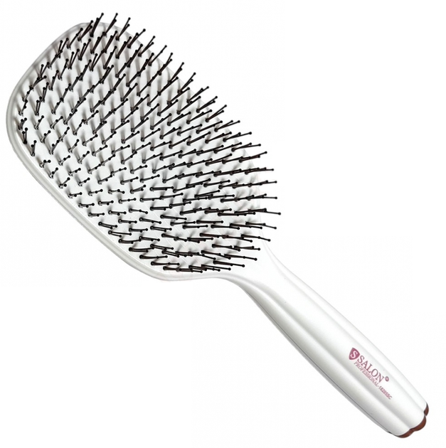 Щетка для волос Salon Professional 18205SC белая - Фото 1 Щетка для волос Salon Professional 18205SC белая - изображение 1