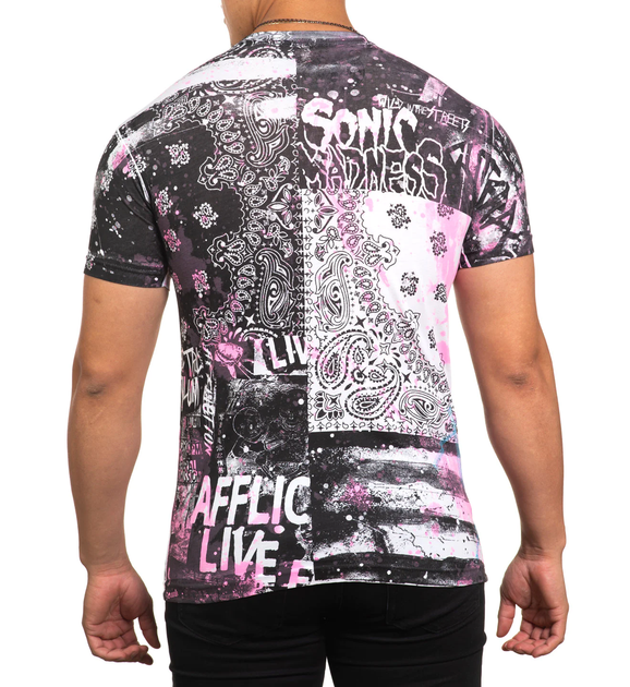 Футболка Affliction Gutterpop A25826 White Multi (A25826-WTMU-M) - Фото 2 Футболка Affliction Gutterpop A25826 White Multi (A25826-WTMU-M) - изображение 2