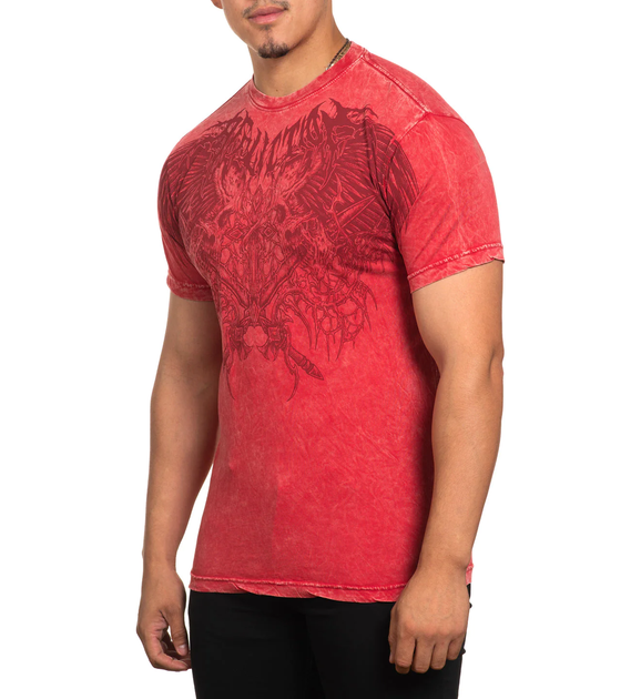 Футболка Affliction Toxic Wrath A25797 Cherry Lava Wash (A25797-CHRL-M) - изображение 3