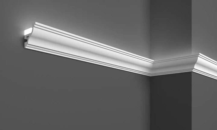 Молдинг полимерный для LED-освещения Grand decor KH 905 40*45*2000 мм Flexi (гибкий) - изображение 7