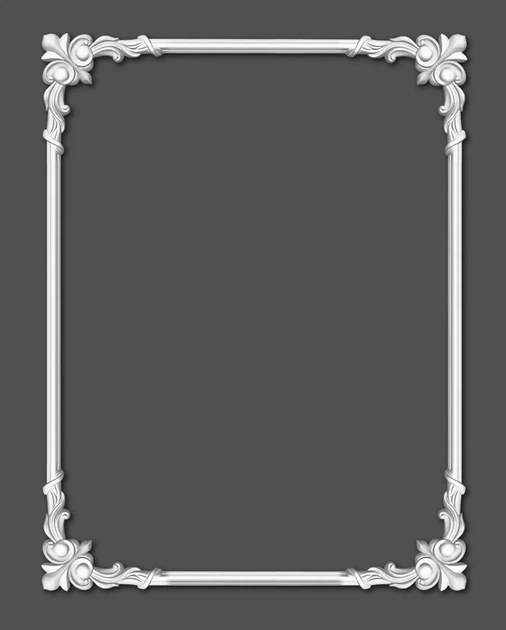 Кутовий полімерний елемент Grand decor HCR 501-3 280*280 мм - зображення 7