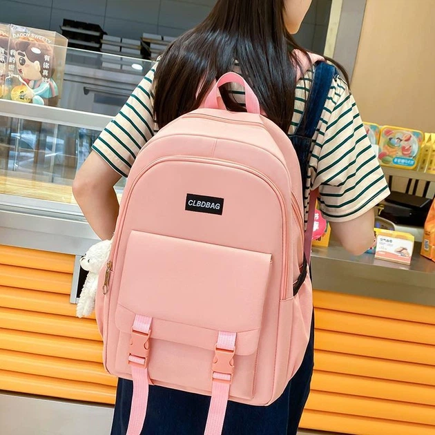 Рюкзак шкільний для дівчинки Рожевий CLBDBAG 2014 - Фото 4 Рюкзак шкільний для дівчинки Рожевий CLBDBAG 2014 - зображення 4