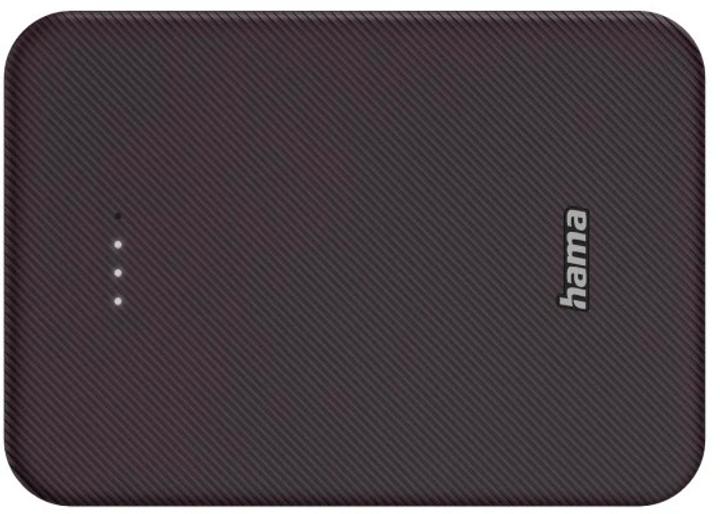 Powerbank Hama Color 10 10000 mAh Burgundy (4047443514745) - obraz 2