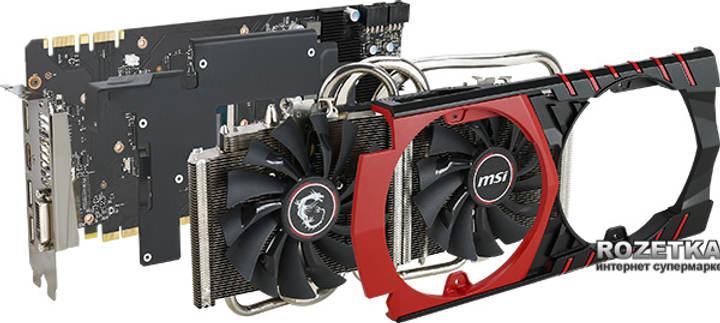 Видеокарта MSI PCI-Ex GeForce GTX 980 GAMING 4G 4096MB GDDR5