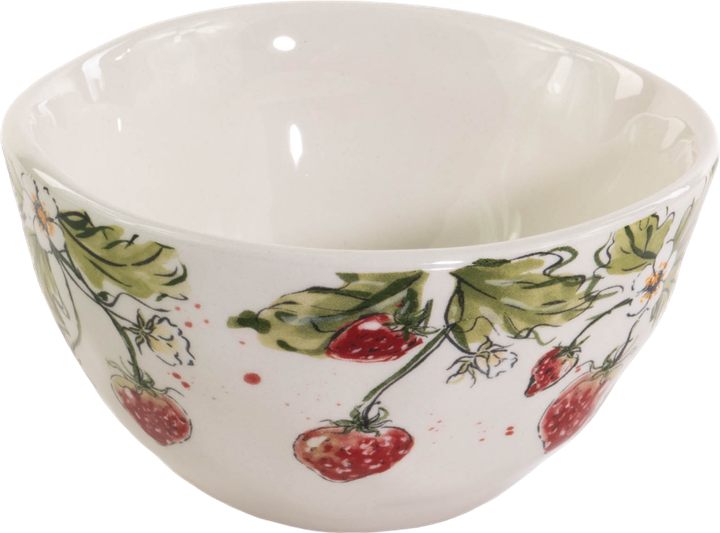 Miska do zupy Boltze ceramiczna wzór truskawek 540 ml (5902973441468) - obraz 1