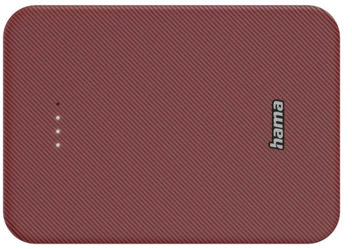 Powerbank Hama Color 10 10000 mAh Red (4047443514769) - obraz 2