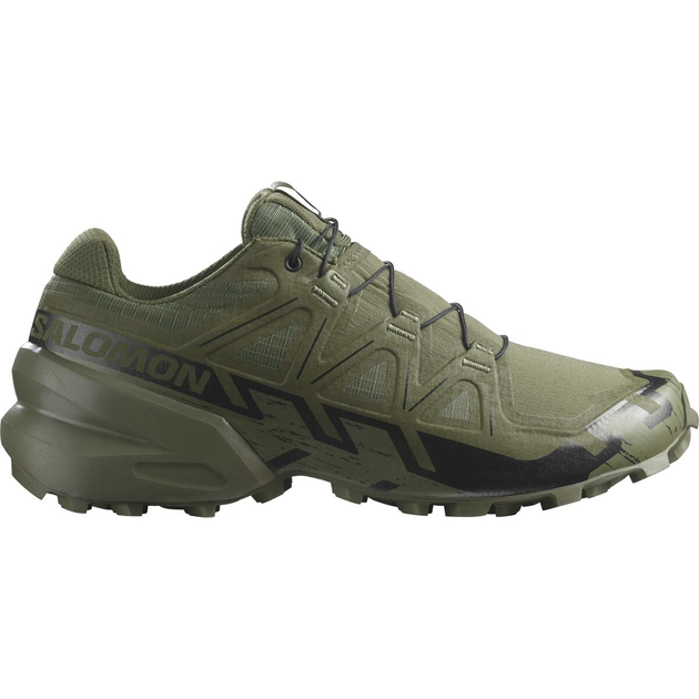 Кросівки Salomon Speedcross 39 Forces 7.5 Green/Black - зображення 1