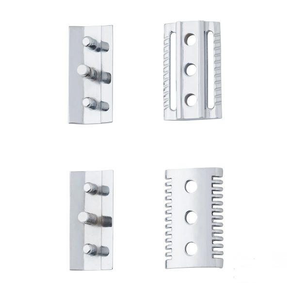 Бритва для гоління Т-подібна Pearl L-55 Chrome Closed comb & Open Comb - Фото 4 Бритва для гоління Т-подібна Pearl L-55 Chrome Closed comb & Open Comb - изображение 4