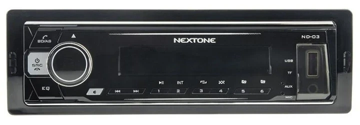 Автомобильная магнитола 1DIN мультимедийный центр Nextone ND-03 ВТ - изображение 3