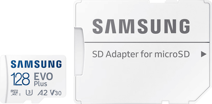 Karta pamięci Samsung Evo Plus microSDXC 128GB UHS-I U3 V30 A2 + SD adapter (MB-MC128KA/EU) - obraz 6