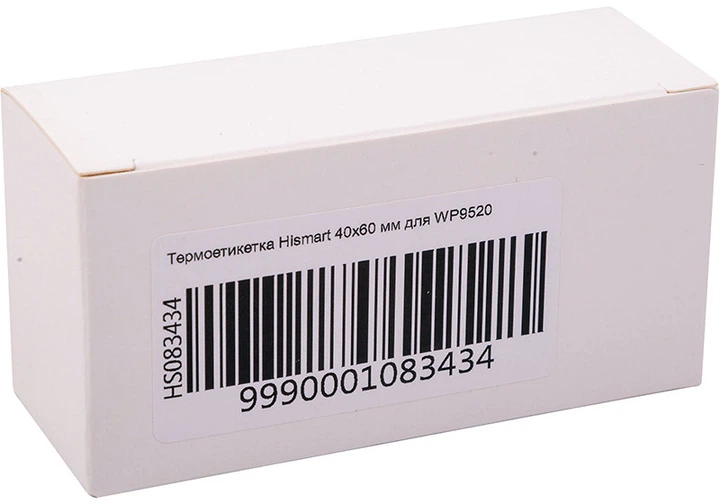 Etykieta termiczna HiSmart 40x60 mm do WP9520 3 szt. (HS083434) - obraz 3