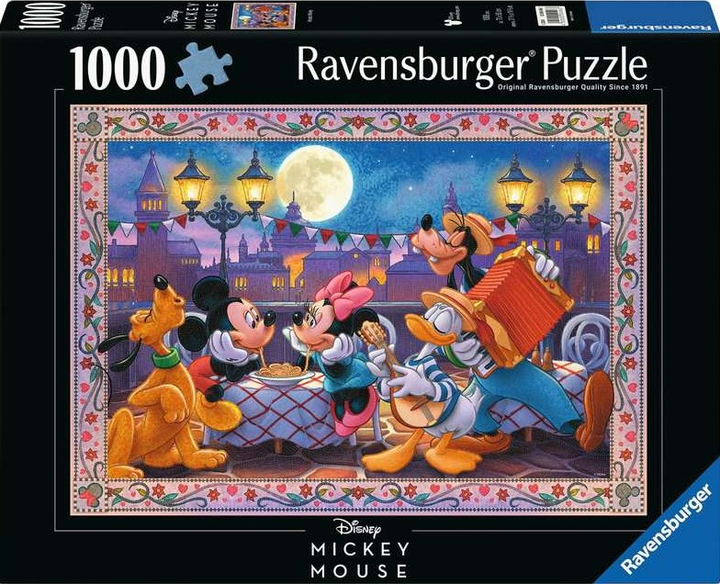 Puzzle Ravensburger Classic Disney Postacie z bajek 70 x 50 cm 1000 elementów (4005555004967) - obraz 1