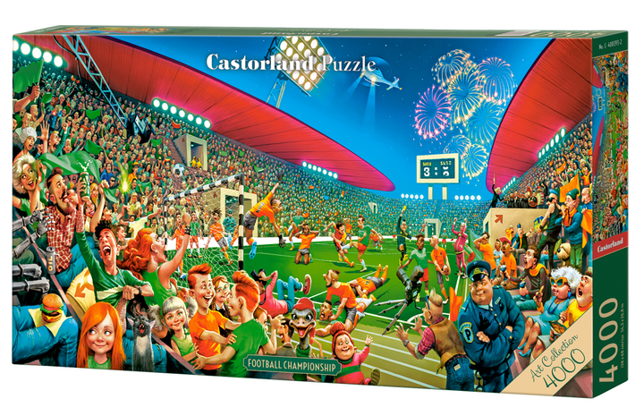 Puzzle Castorland Football Championship 68 x 47 cm 4000 elementów (5904438400393) - obraz 1