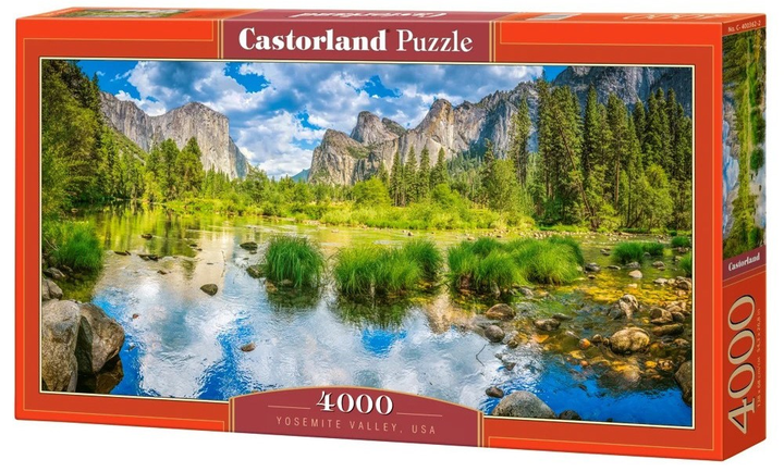 Puzzle Castorland Yosemite Valley USA 138 x 68 cm 4000 elementów (5904438400362) - obraz 1