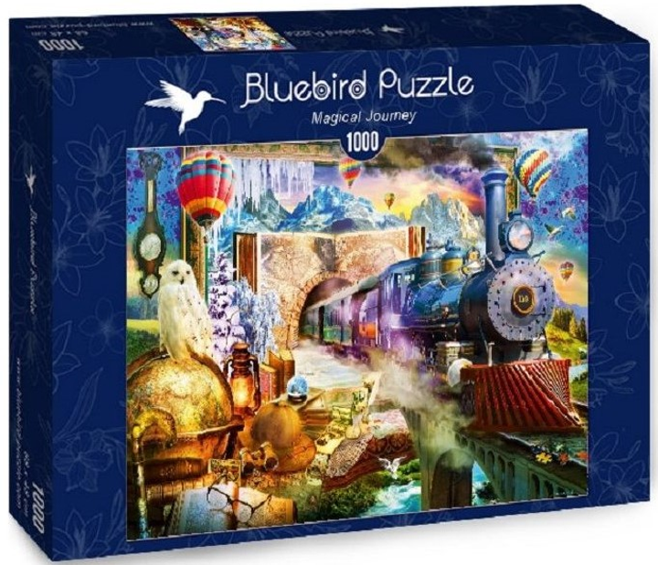 Puzzle Bluebird Magiczna podróż 68 x 48 cm 1000 elementów (3663384703430) - obraz 1