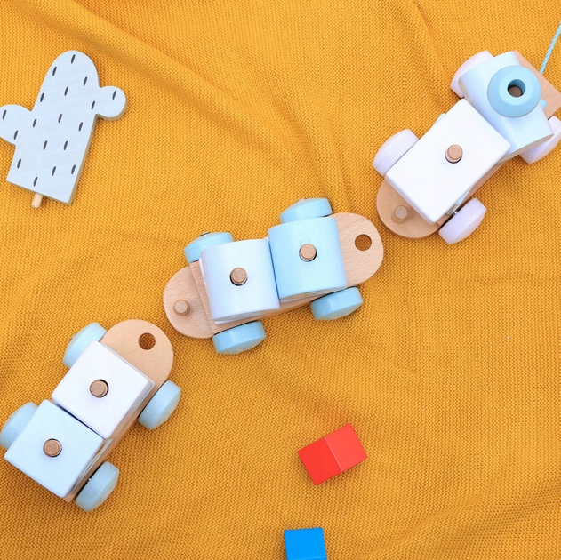 Klocki Little Tikes drewniane pociąg zwierzątka (6935494725082) - obraz 4