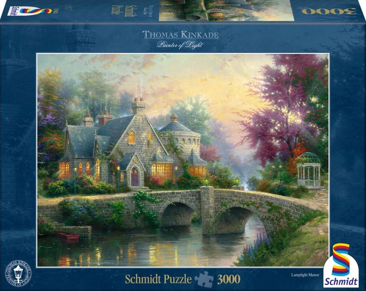 Puzzle Schmidt PQ Thomas Kinkade Wieczorną porą 117.5 x 83.4 cm 3000 elementów (4001504574635) - obraz 1