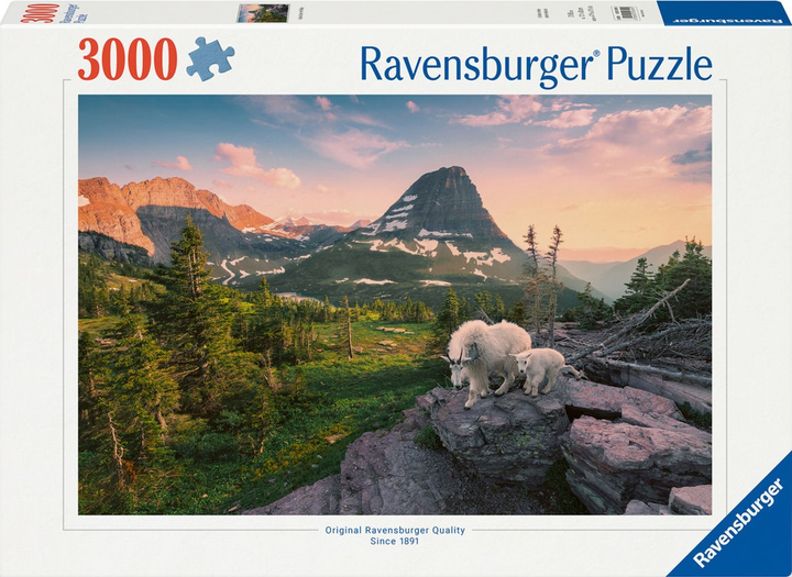 Puzzle Ravensburger Górski krajobraz 43 x 30 cm 3000 elementów (4005555008095) - obraz 1