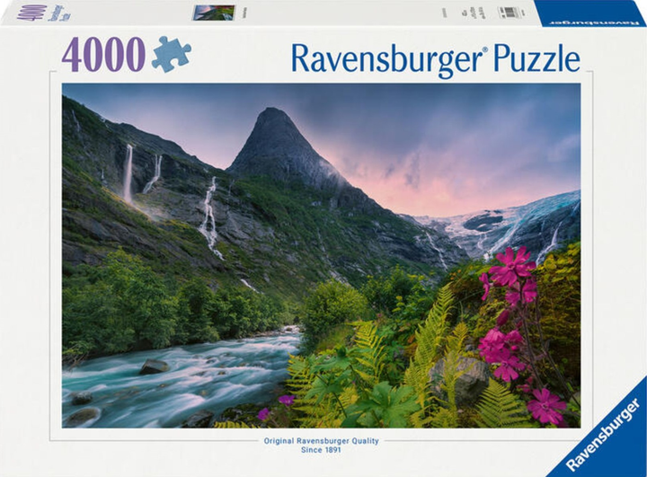 Puzzle Ravensburger Górski potok 43 x 30 cm 4000 elementów (4005555008118) - obraz 1