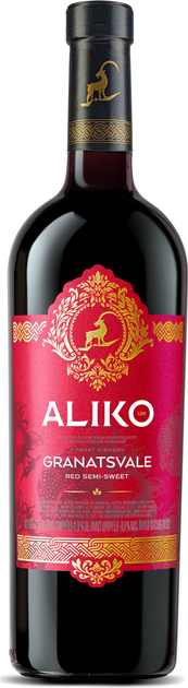 Винный напиток Aliko Гранатсвале со вкусом граната 0.75 л 9-12% ...