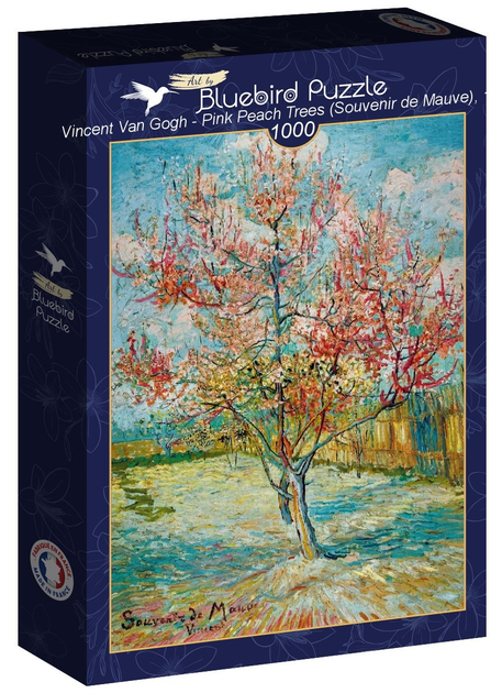 Puzzle Bluebird Vincent Van Gogh Różowe drzewo brzoskwiniowe 69 x 48 cm 1000 elementów (3663384603068) - obraz 1