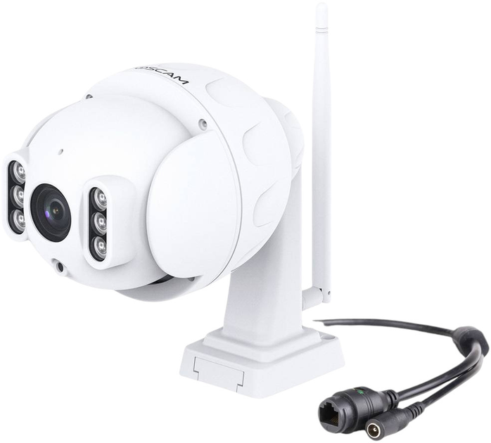 Kamera IP Foscam SD4 2K Outdoor 2.4/5gHz WiFi PTZ White (6954836084762) - obraz 4