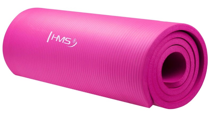 Mata do yogi HMS YM04 183 x 61 cm Różowa (5907695522242) - obraz 2