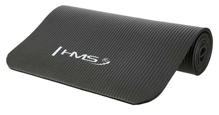 Коврик для йоги HMS YM07 183 x 61 см Чорний (5907695592573) - зображення 6