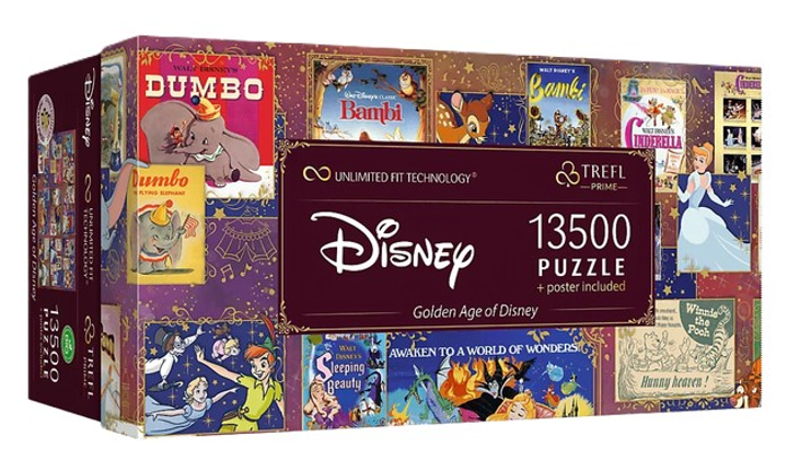 Puzzle Trefl Prime Disney 199 x 138 cm 13500 elementów (5900511810264) - obraz 1