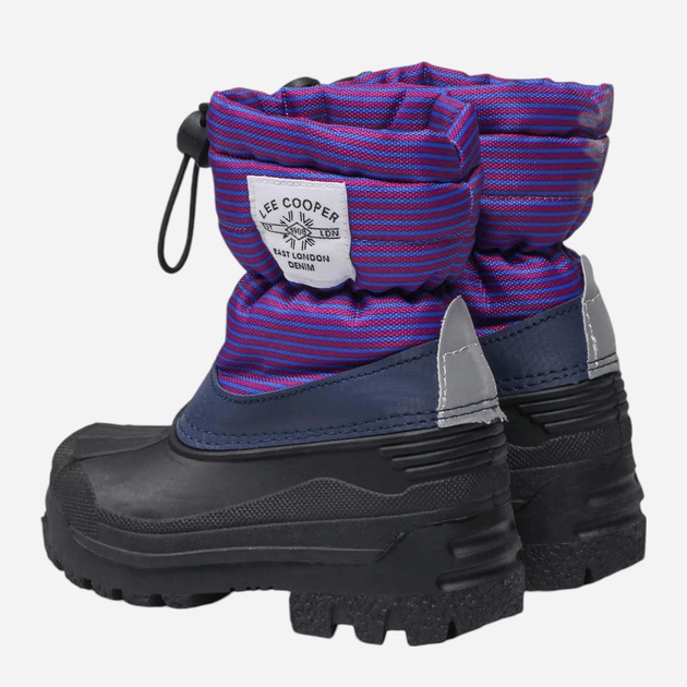 Дитячі зимові чоботи-дутики для дівчинки Lee Cooper LCJ-21-44-0526K 21-22 Фіолетові (5907483409281) - зображення 4