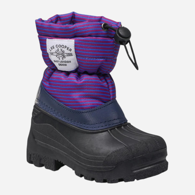 Дитячі зимові чоботи-дутики для дівчинки Lee Cooper LCJ-21-44-0526K 27-28 Фіолетові (5907483409311) - зображення 3