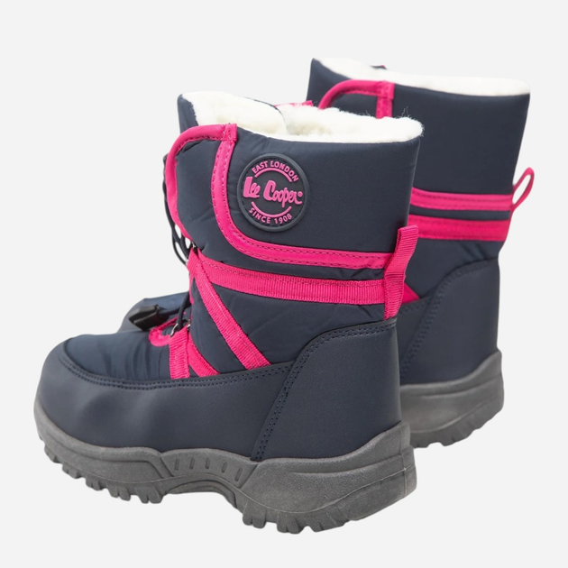Дитячі зимові чоботи-дутики для дівчинки Lee Cooper LCJ-22-44-1364K 34 Темно-сині (5904292123124) - зображення 3
