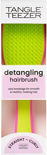 Щітка для волосся Tangle Teezer The Ultimate Detangle Pink and Cyber Lime (5060926685397) - зображення 6