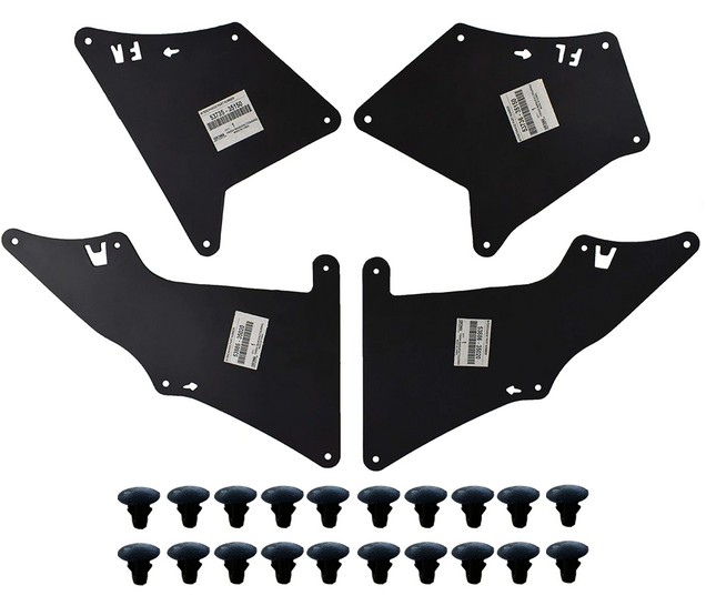Подкрылки (уплотнители) арок Toyota LC Prado 120 / LC Prado 150 / Lexus GX 470 / GX 460 (03-21 г.в.) - Фото 1 Подкрылки (уплотнители) арок Toyota LC Prado 120 / LC Prado 150 / Lexus GX 470 / GX 460 (03-21 г.в.) - изображение 1