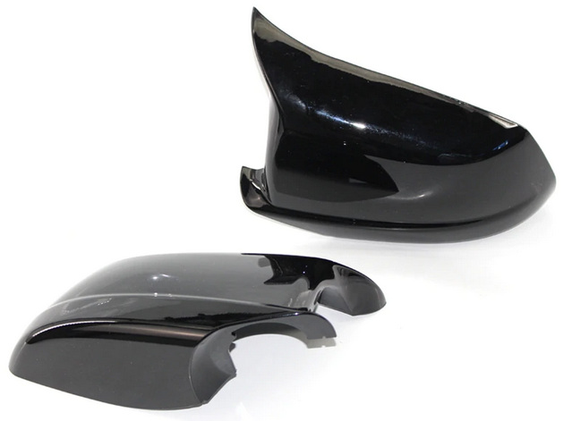 Накладки на зеркала BMW F10 / F11 / F18, черные глянец (10-13 г.в.) - изображение 3